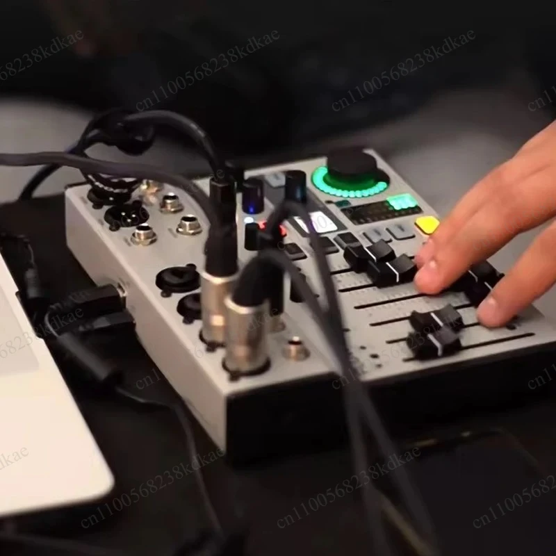 8 Channel Portable Digital Audio Mixer USB Bluetooth Audio Interface For Podcast Live Stream Recording - view 5