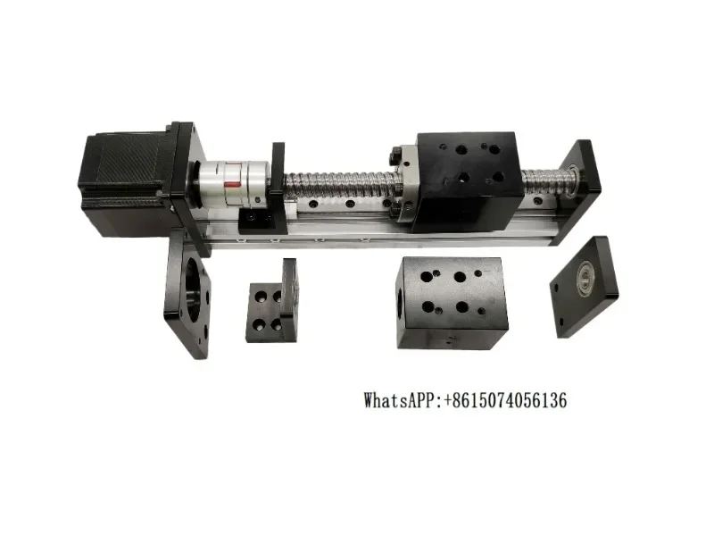 GX40 ball screw slide linear slide module reciprocating machine with 57 stepper motor can be assembled in a cross pattern