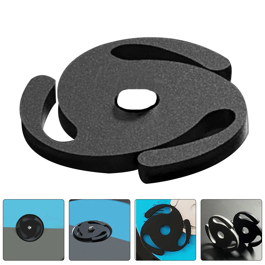 

COSMEVIVI Record Adapter Turntable Vinyl Player Accessory Black Aluminum for Records