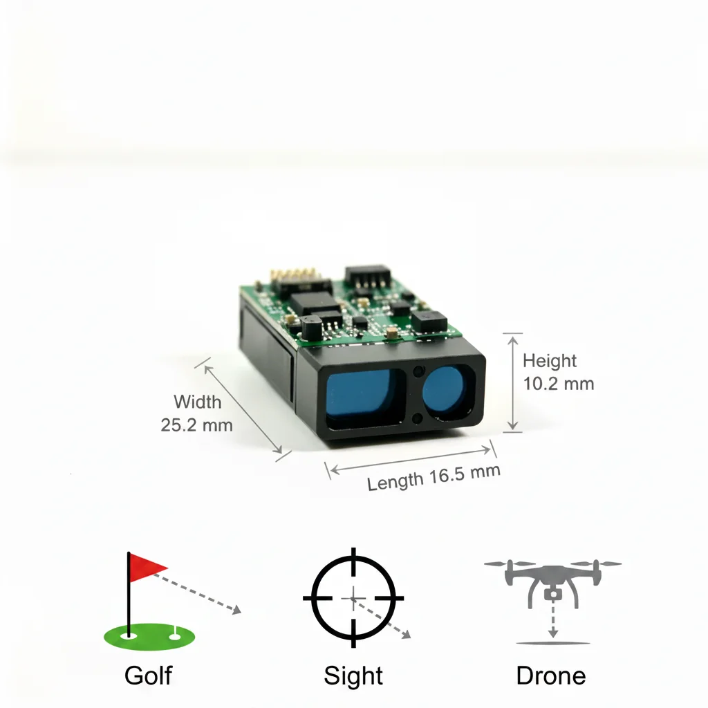 905nm, 2000m, Laser Rangefinder Module Type S2000