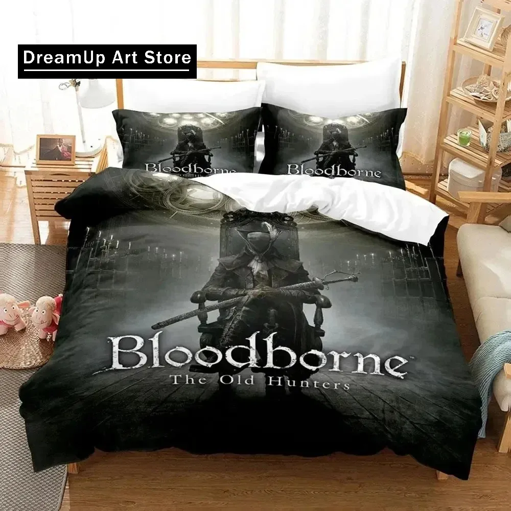 3D Print Game Lady Maria Bloodborne Bedding Set Boys Girls Twin Queen King Size Duvet Cover Pillowcase Bed boys Adult Bedroom