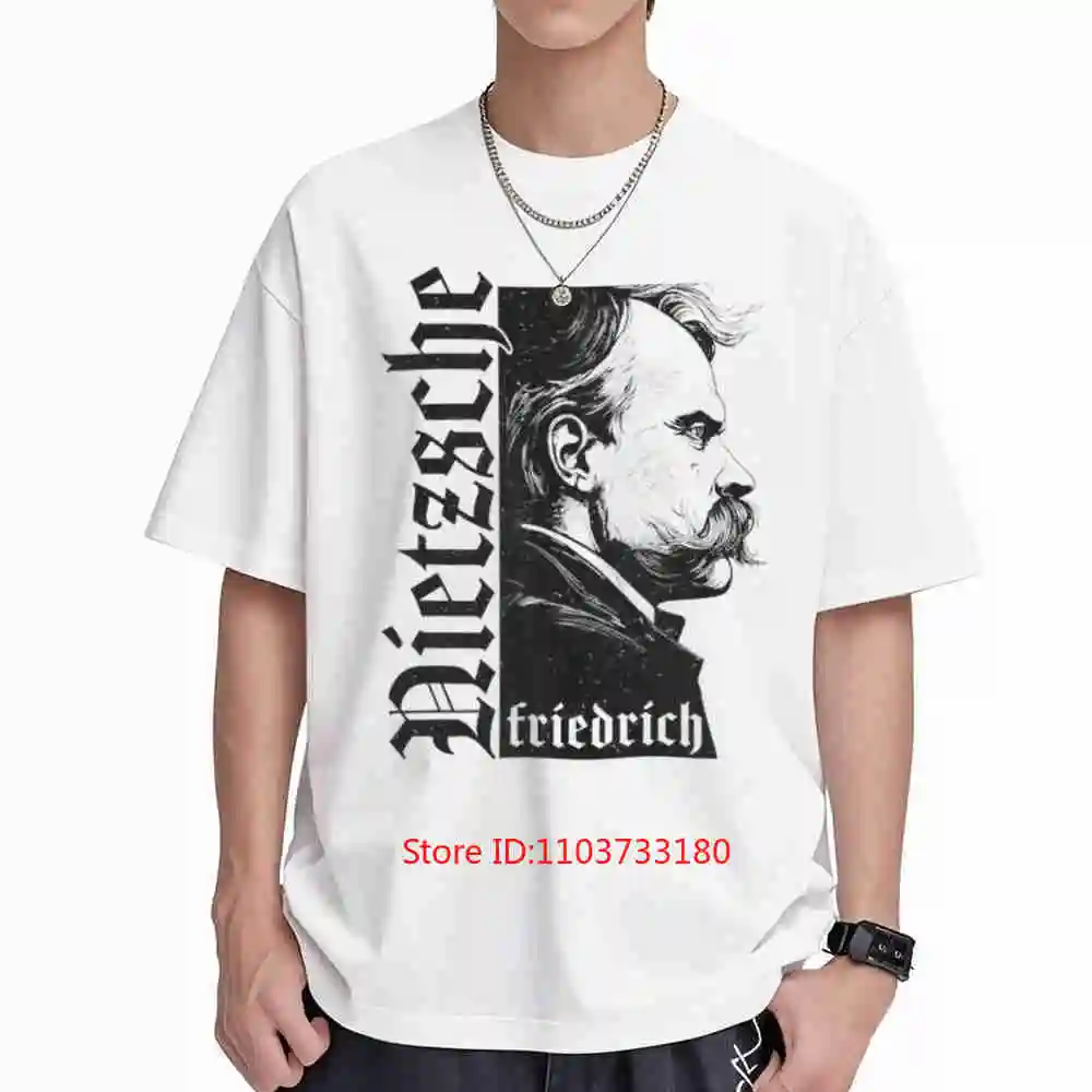 Friedrich Nietzsche Ethics Morality Philosophy Short Sleeve Tee 100% Cotton T-Shirt