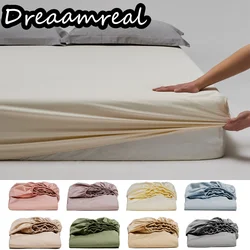 Drap de Lit de Luxe 100% Coton Égyptien pour Hôtel et Maison, Juste de Matelas Confortable et Respirante avec Bande artificiel astique, 1000 Fils