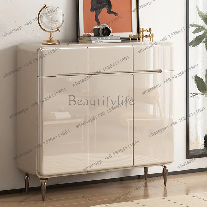Factory Direct Sales Nordic Luxury Shoe Cabinet Designer Italian Show Minimalist Storage Organizer Shoe Shelf Slippers Archivado
