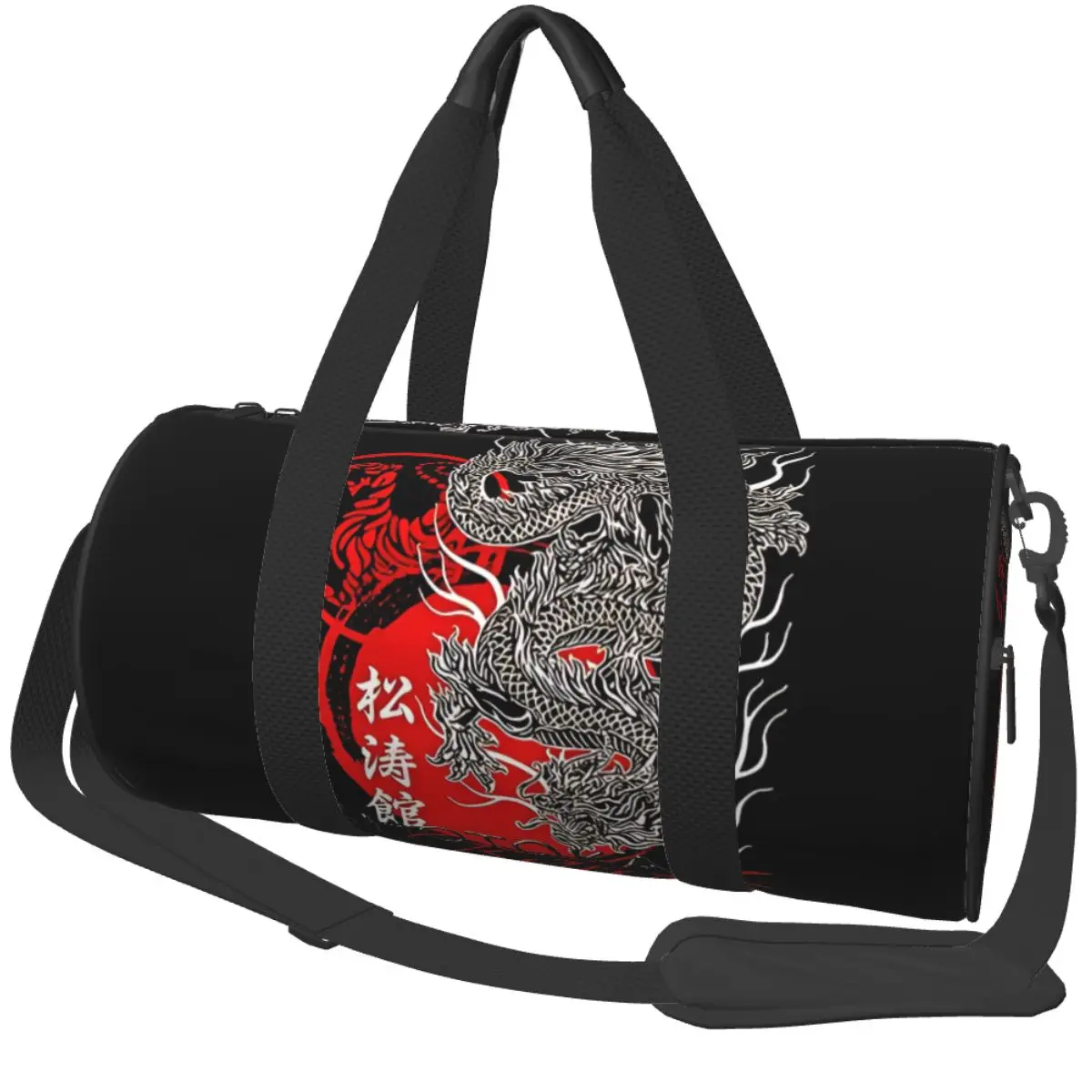 

Спортивные сумки Shotokat Karate Dragon, дорожная спортивная сумка, большие забавные сумки, мужская и женская сумка-оксфорд для фитнеса на заказ