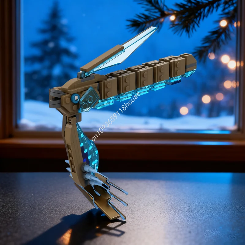 

144 шт. MOC Пегас Рыба Дибаго Воланы со значками модель строительные блоки сборка DIY креативная игрушка образование рождественские подарки дети