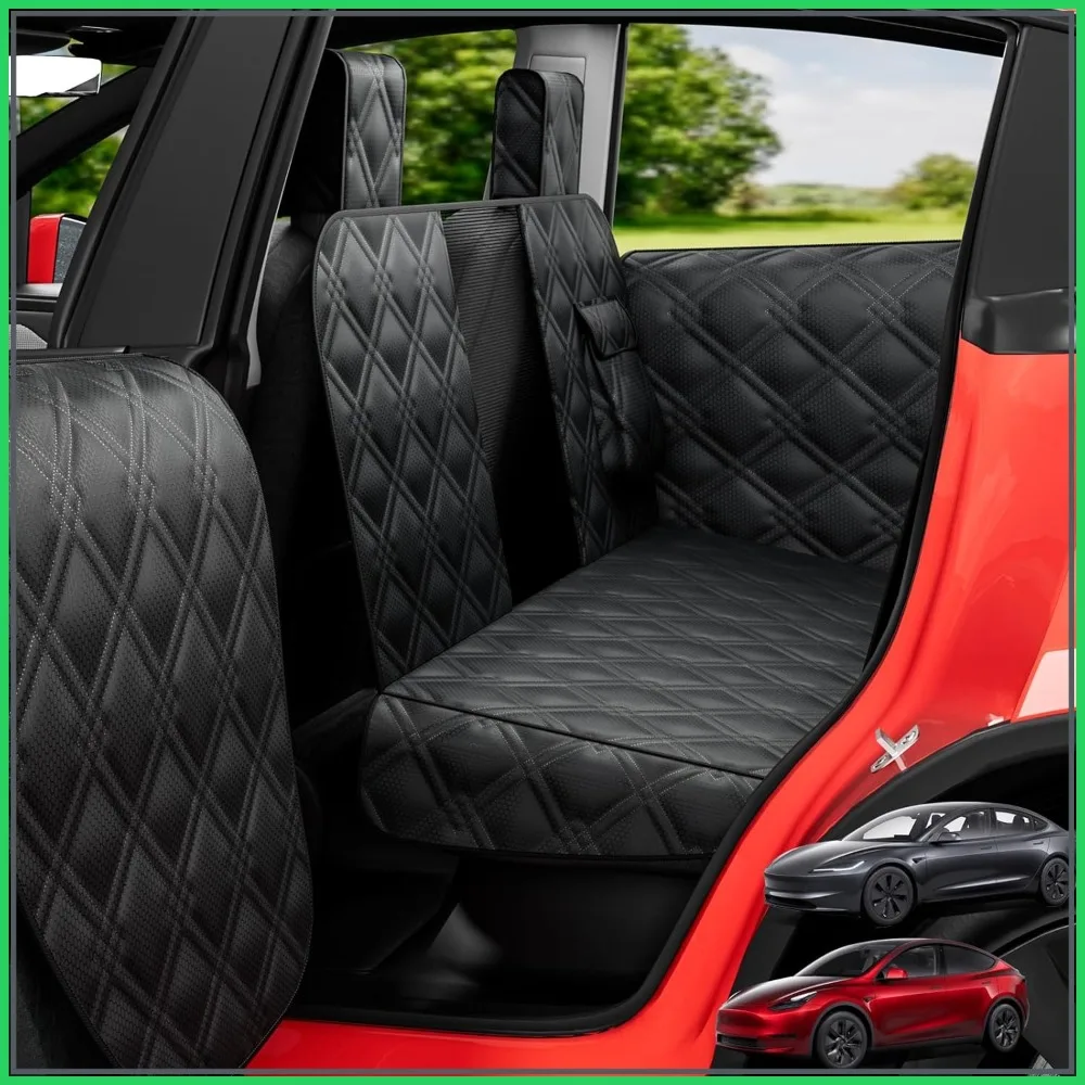 

Dog Car Seat Cover for Back Seat Pet Travel Hammock for SUV Waterproof Backseat Extender with Headrest Protector