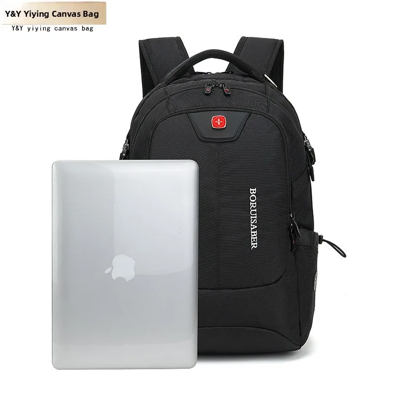 casual-outdoor-nylon-backpack-men's-travel-waterproof-computer-bookbag-fashionable-student-laptop-bag-daily-use-35-compartments