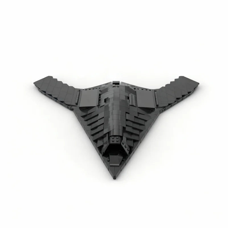 602PCS MOC Creative Model Northrop Grumman X 47B Custom Building Blocks Architecture DIY Assembly Display Gift Collectible Set
