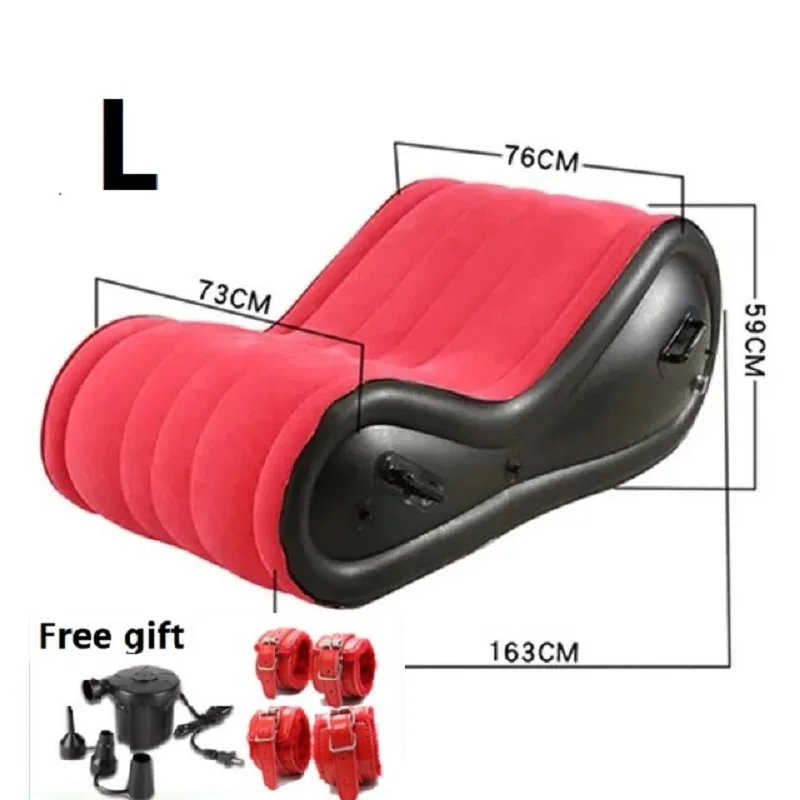 14d,Free Gift,Inflatable Sofa Air Sofa Adult Chair Patio Furniture Beach Garden Couple Outdoor Furniture Foldable Game Daybed