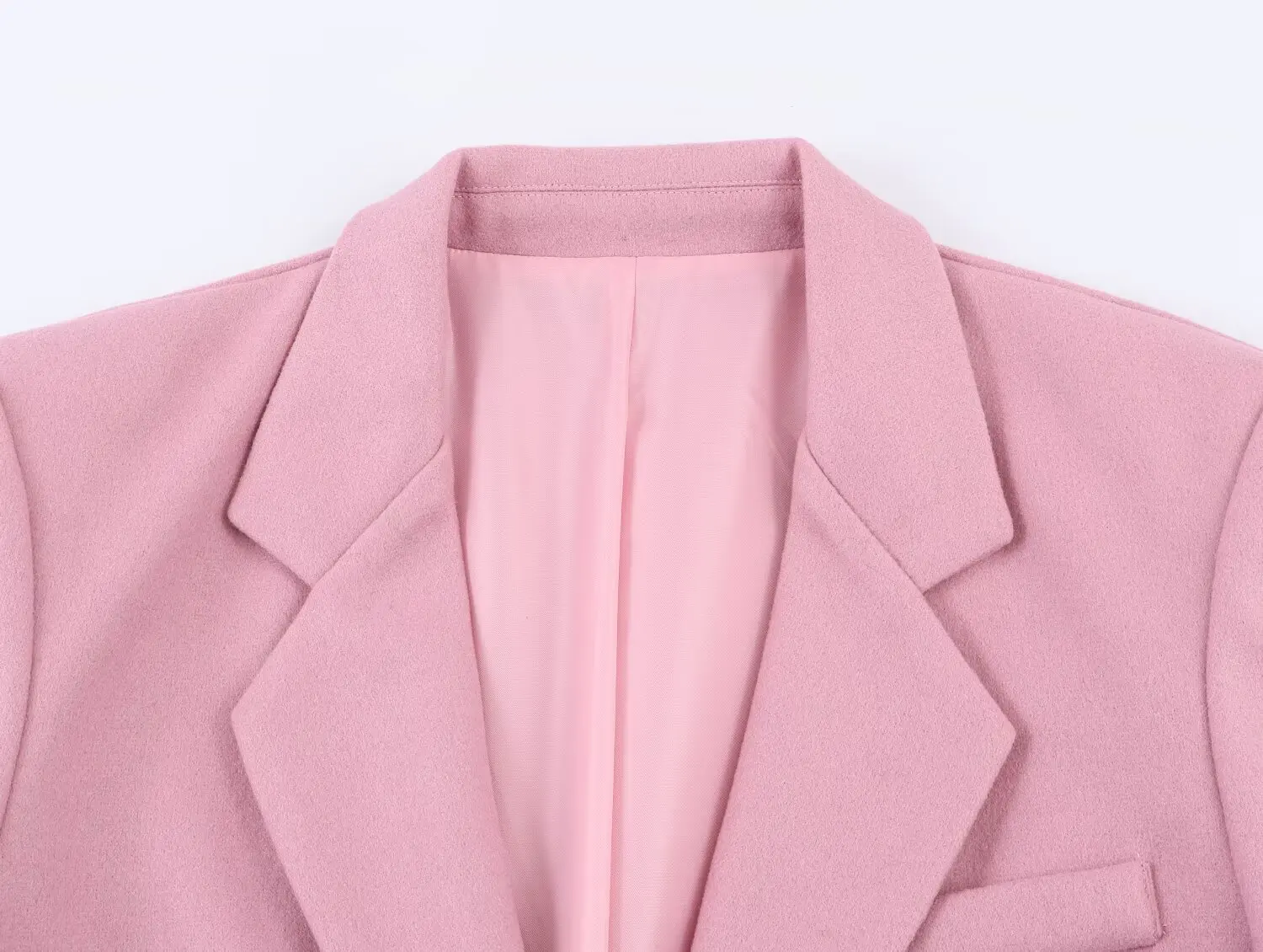 KONDALA Women Pink Christmas Party Loose Blazer Lapel Buttons Blazers New 2026 Fashion Winter Spring Office Lady Loose Jacket