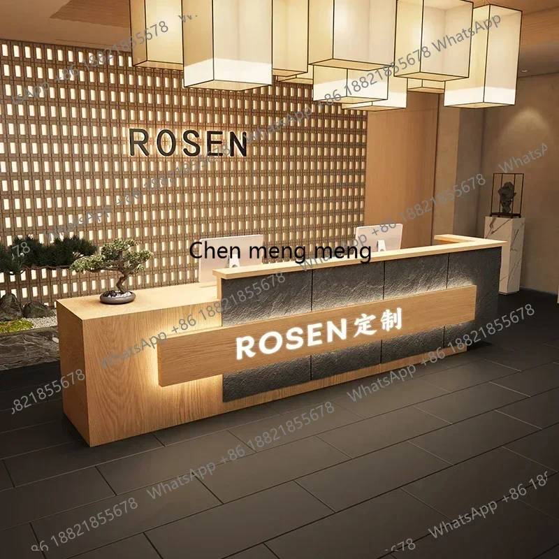 Salon Reception Desk Business Counter For Bakery Modern Furniture Help Hairdresser Restaurant Recepcja Supermarket Table Luxury