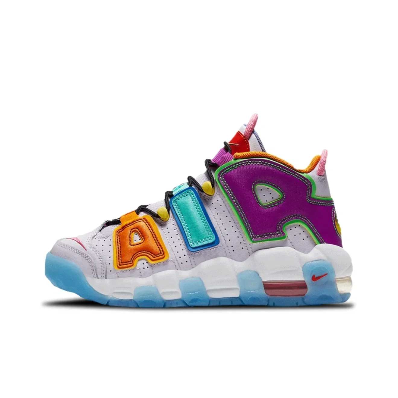 NIKE Air More Uptempo Tide Shock Basketball absorption Durable Sports Running Elevator shoes Sneakers