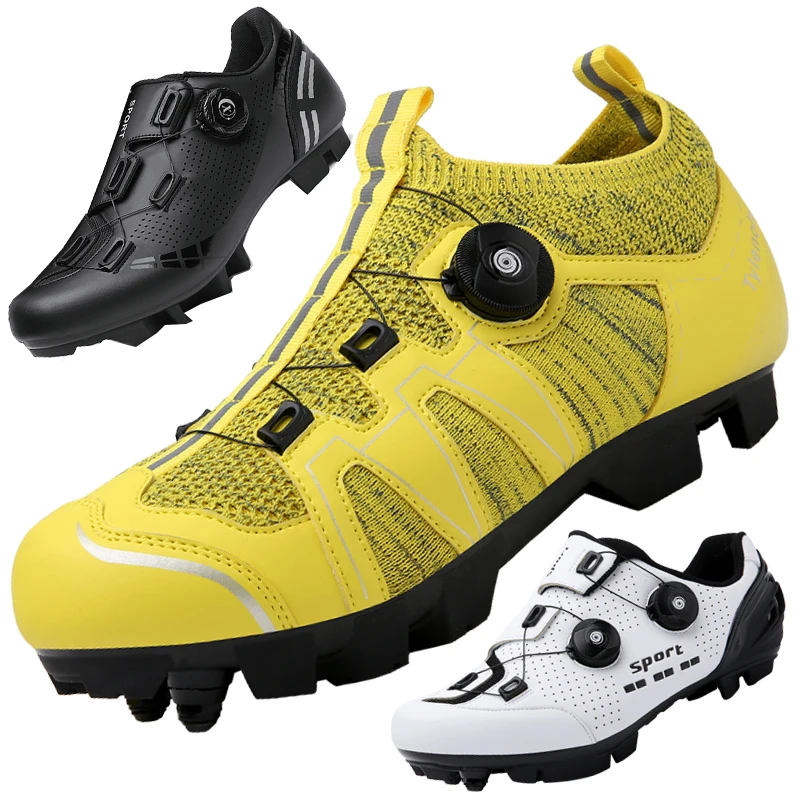 

Mtb Cycling Shoes Men Carbon Racing Speed Self-Locking Bicycle Road Bike Women Flat Cleats Mountain Biking Sneakers