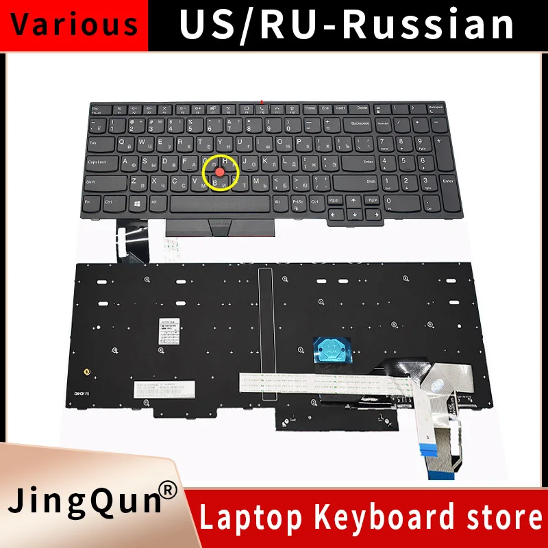 

New Original US English Keyboard Backlight for Lenovo ThinkPad T15 P15s Gen 1 Gen 2 Laptop 5N20V77999 5N20V78108 5N20V78907