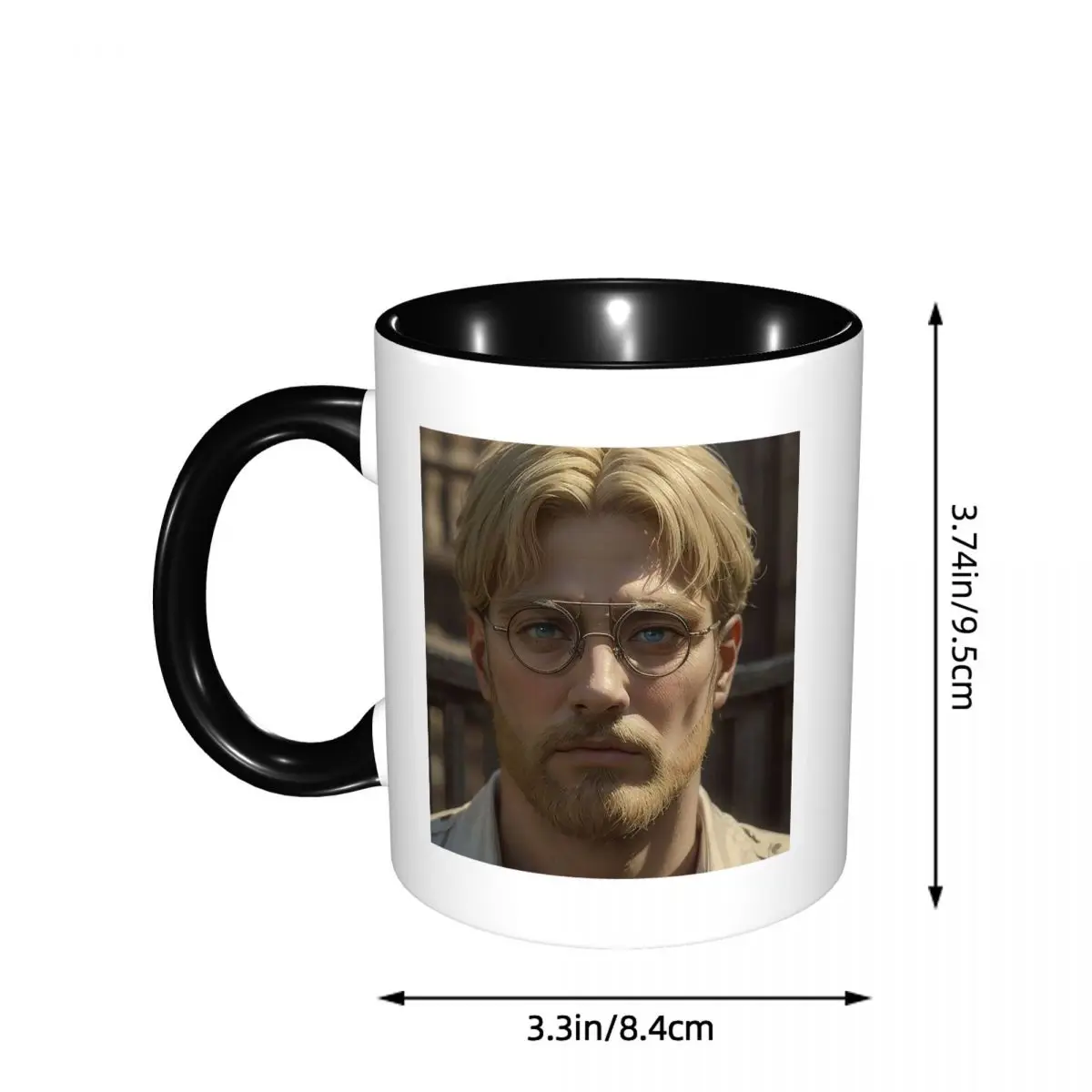 Attack On Titan Zeke Yeager Mug Funny Ceramic Coffee Cups Tea Mugs Milk Cup Drinkware Gift for Woman Man