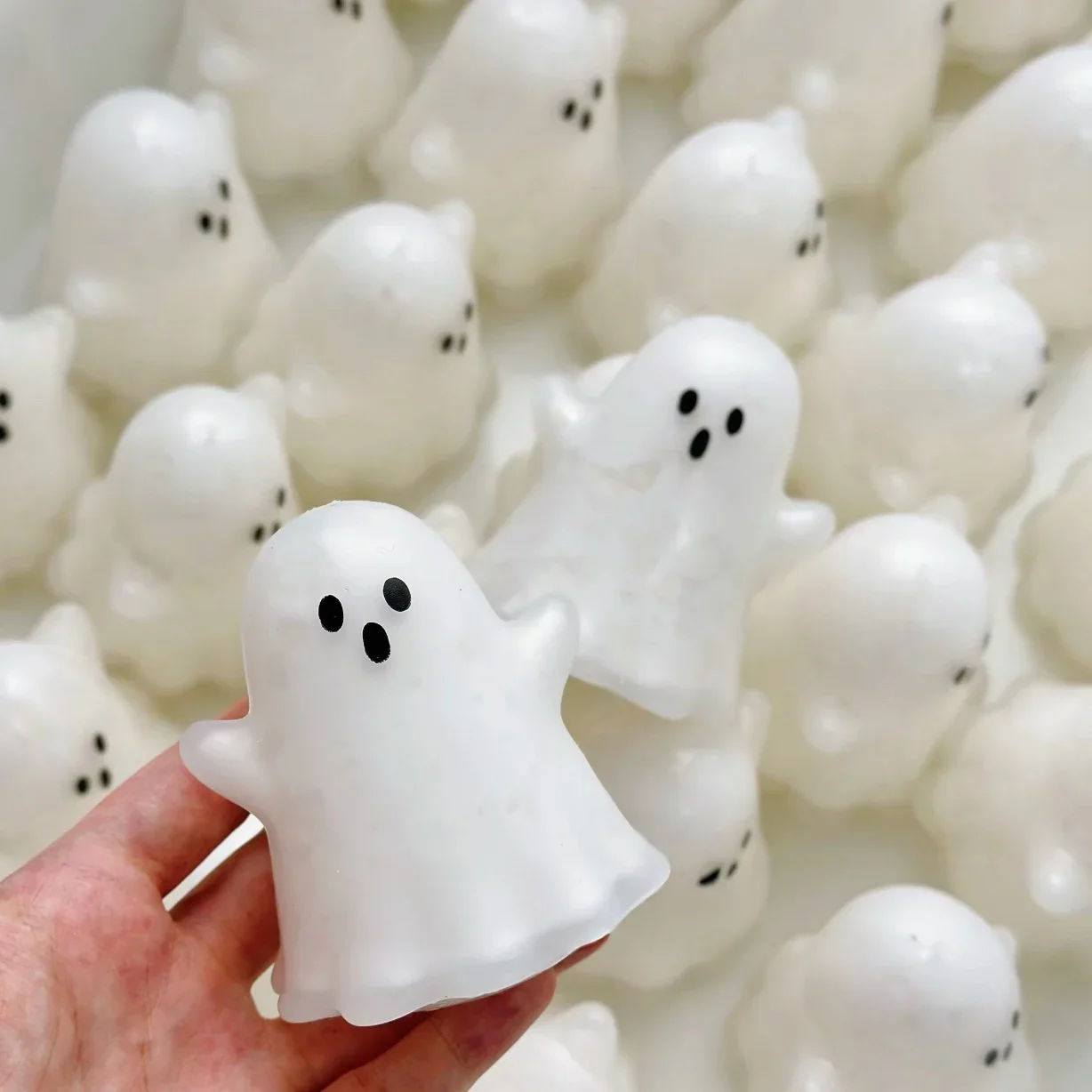 Halloween Squishies Ball Knackiges Handgemachtes Kürbis-Squishy-Spielzeug Langsam aufsteigendes Squeeze-Stressabbau-Spielzeug Halloween-Party-Geschenke – Detail 14