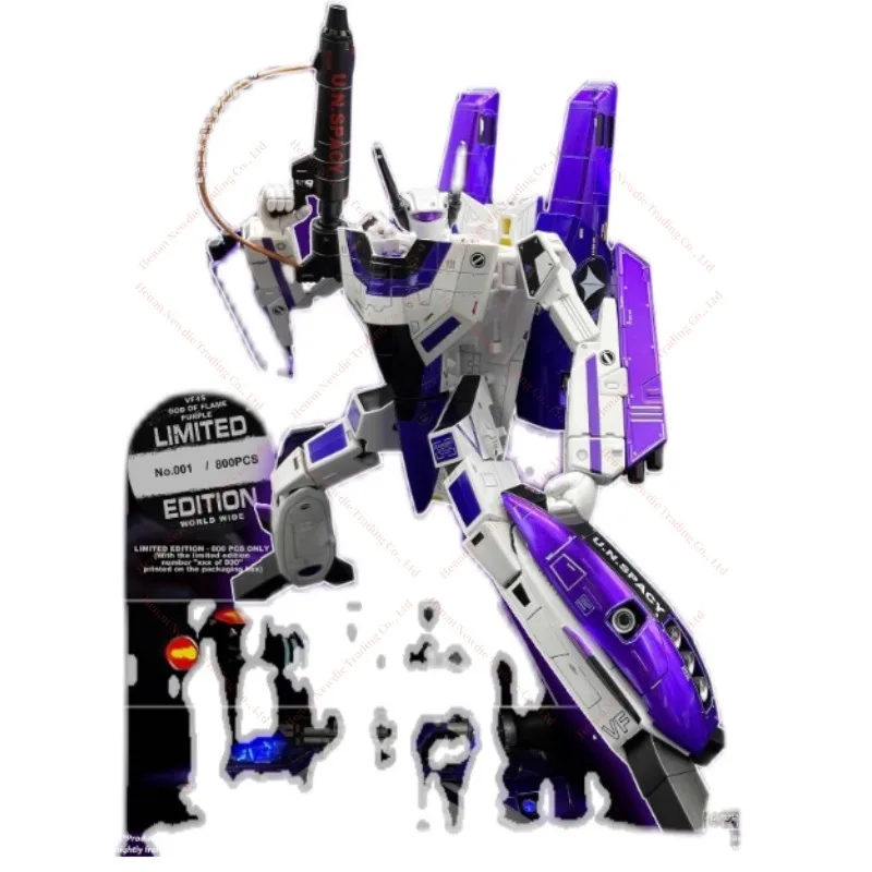 

(100% совершенно новый) Предпродажа Battlestar 1/72VF1S Fire God Purple Macross Коллекция игрушек в подарок