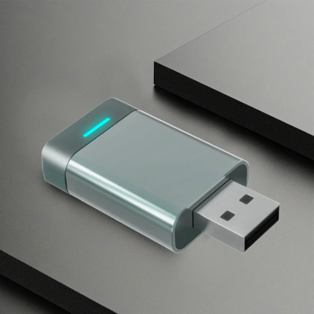 Ulepszony adapter CarPlay z aluminium, bezprzewodowy konwerter CarPlay Android Auto 2w1, zastępuje kabel do transmisji danych przez adapter CarPlay.