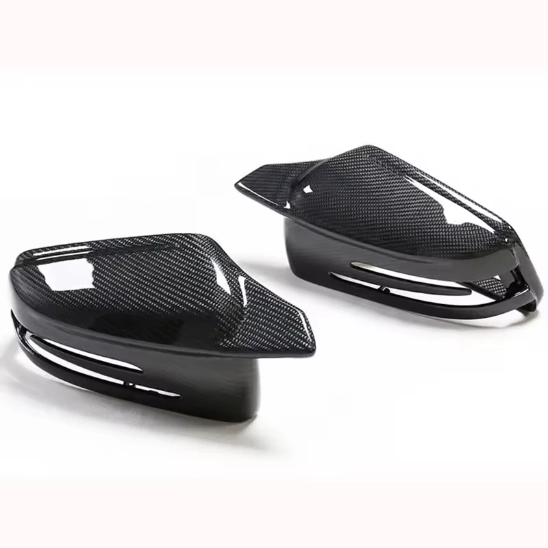 

W204 207 212 218 Carbon Fiber Fibre Side View Mirror Covers Caps for Mercedes-Benz a B C S E CLA Class Ture Factory Fitment