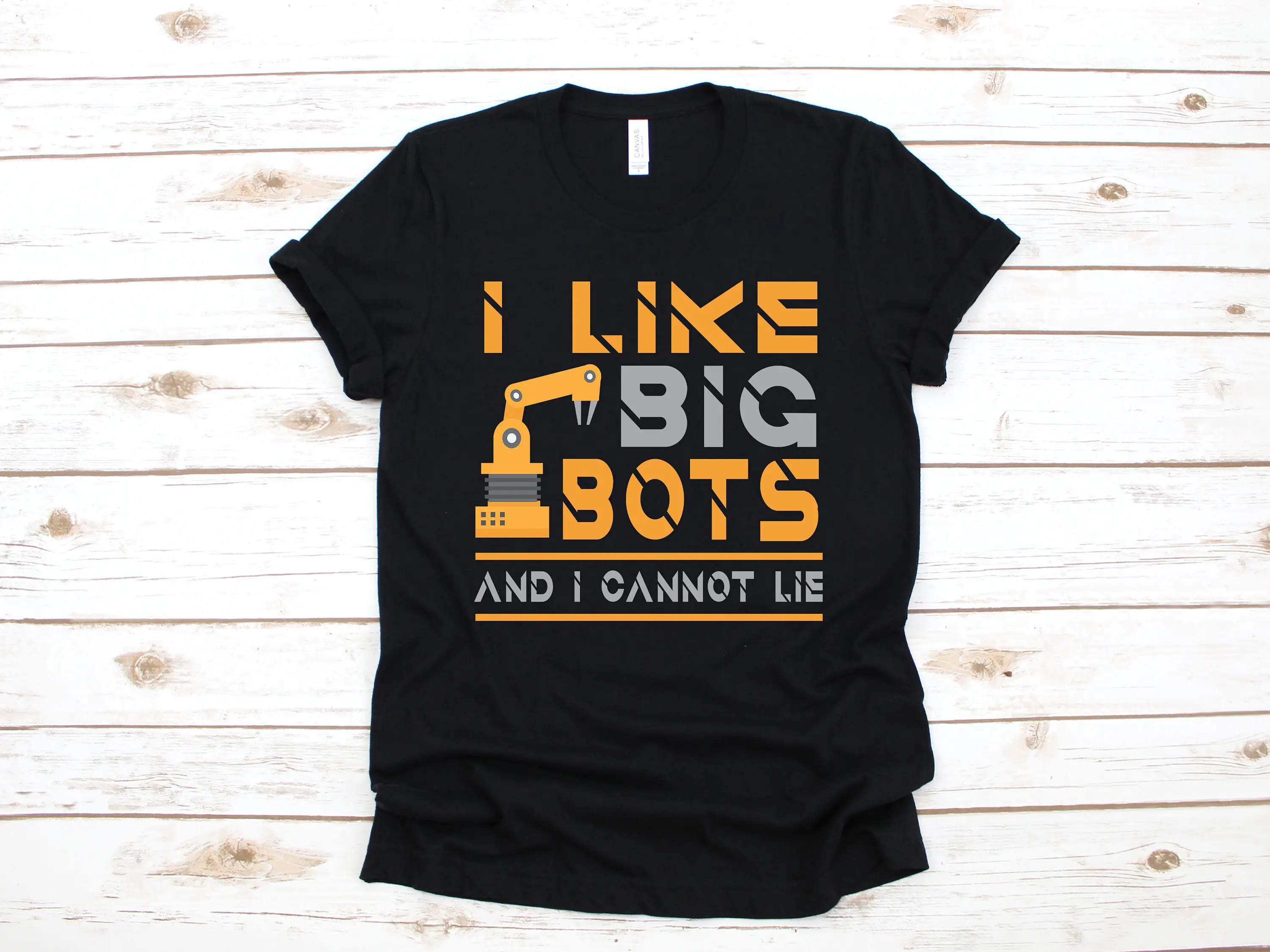 Funny Robotics T Shirt I Like Big Bots Kids Team SweaT Long Sleeve