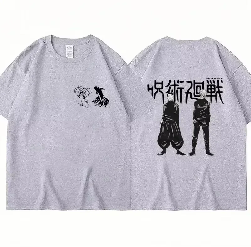 

Womens T-shirt Animation Jujutsu Kaisen T-shirt Satoru Gojo Suguru Anime Harajuku Style Casual Clothing Aesthetic Clothes