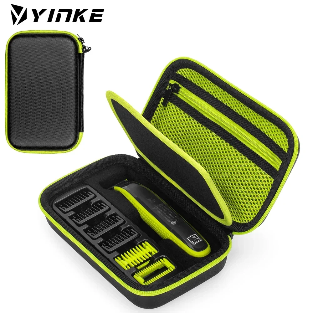 Yinke EVA Hard Case for Philips One Blade QP2520 QP2530 QP2620 QP2630 Shaver Travel Protective Waterproof Cover Storage Bag