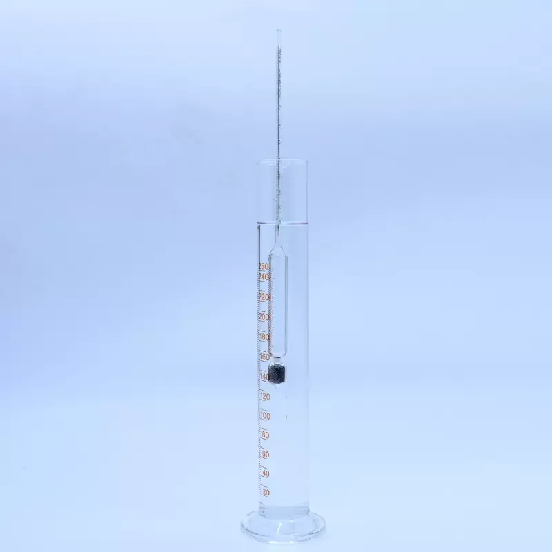 Densitómetros de vidrio para laboratorio químico, hidrómetro líquido, densímetro, medidor de densidad de 1,0-0,1 kg/m3, 1,1-1,2 kg/m3, lote de 3