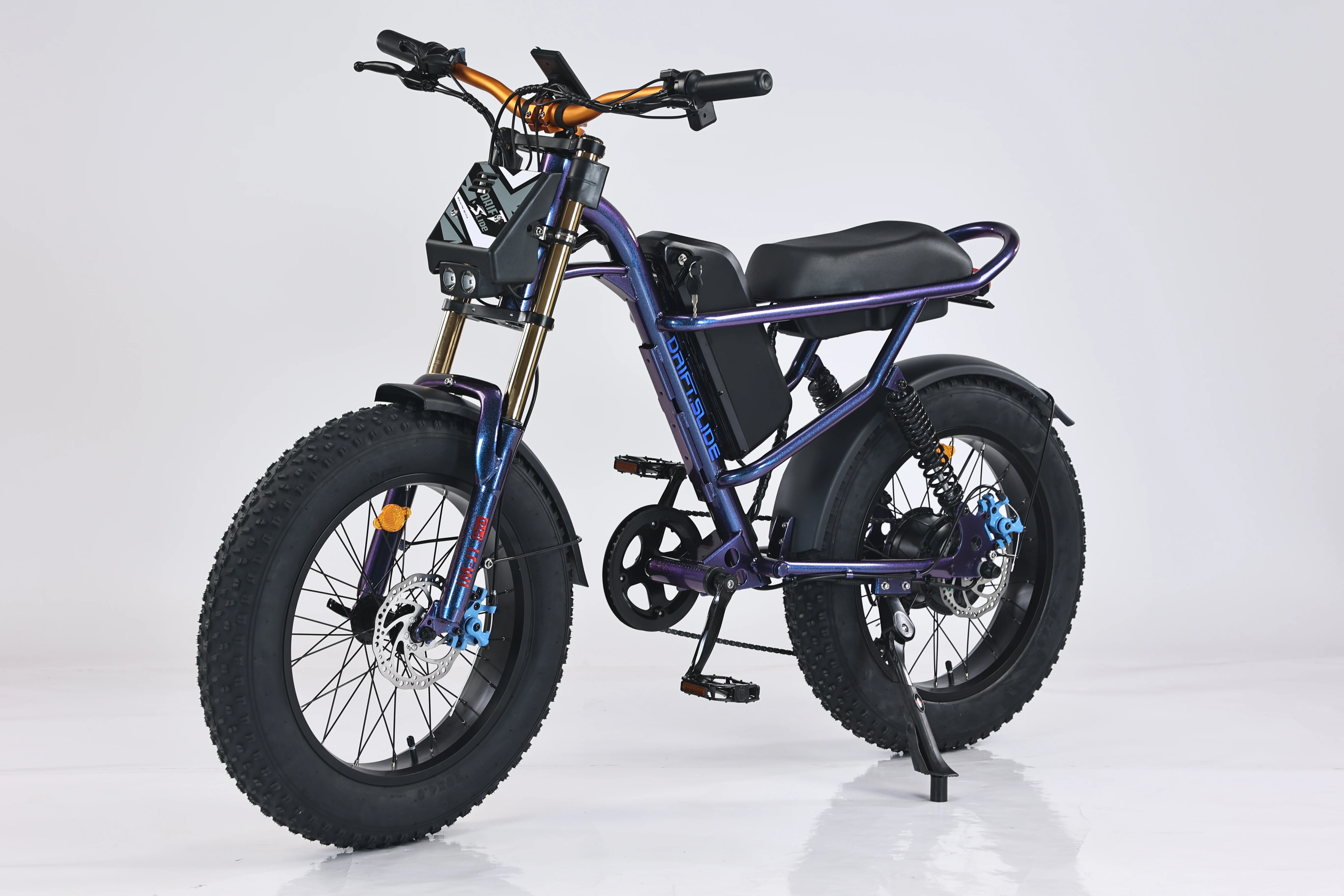 New Model 1000W Motor 20''Fat Tire 48V 20.8Ah Electric Mountain Bike Up To 28MPH  7 Gear Electric Bike For Adult