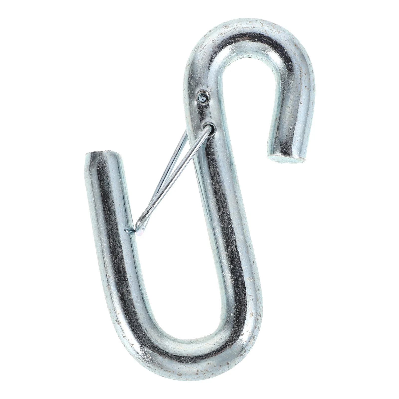 

Heavy Duty Metal Safety Chain Tow Hook S-Hook Anti-Slip Secure Trailer Car Rv Towing Accessories with Spring Mechanism