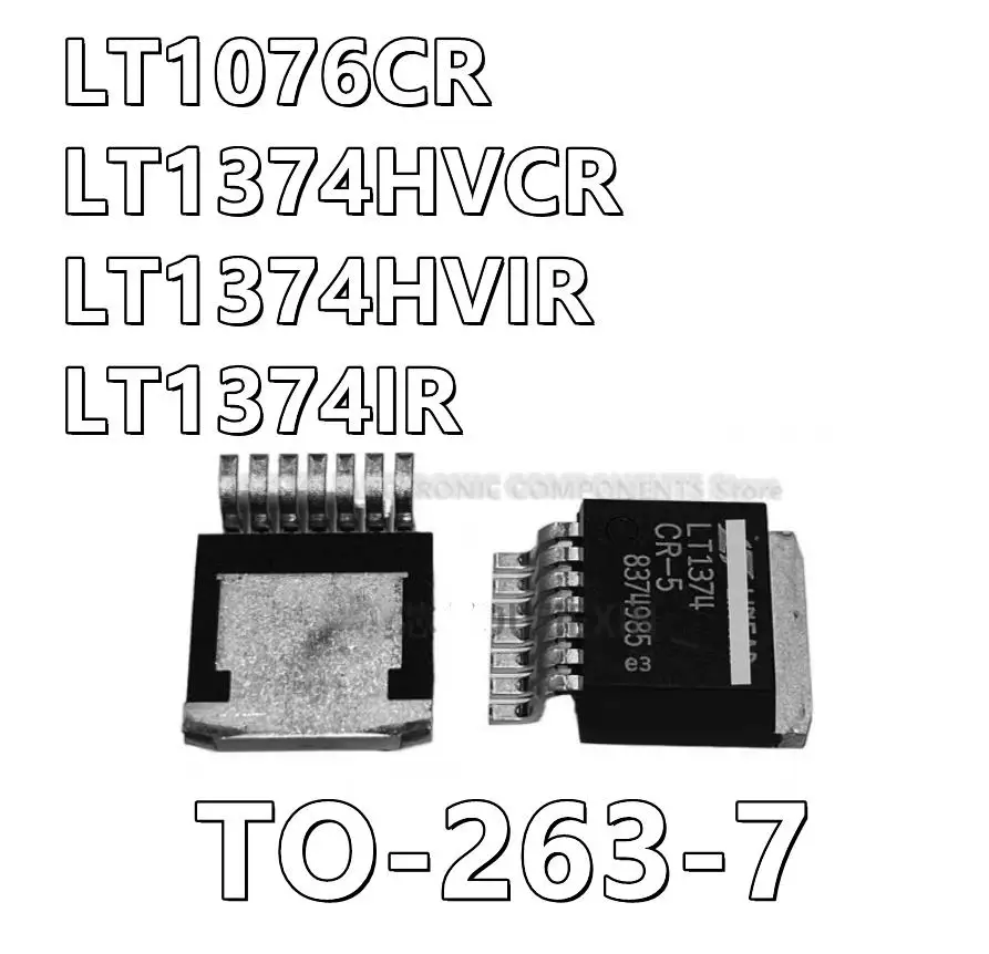 5Pcs/lot LT1076CR LT1076 LT1374HVCR LT1374HVIR LT1374IR LT1374 Buck, Boost, Flyback SEPIC  Switching Regulator TO-263-7