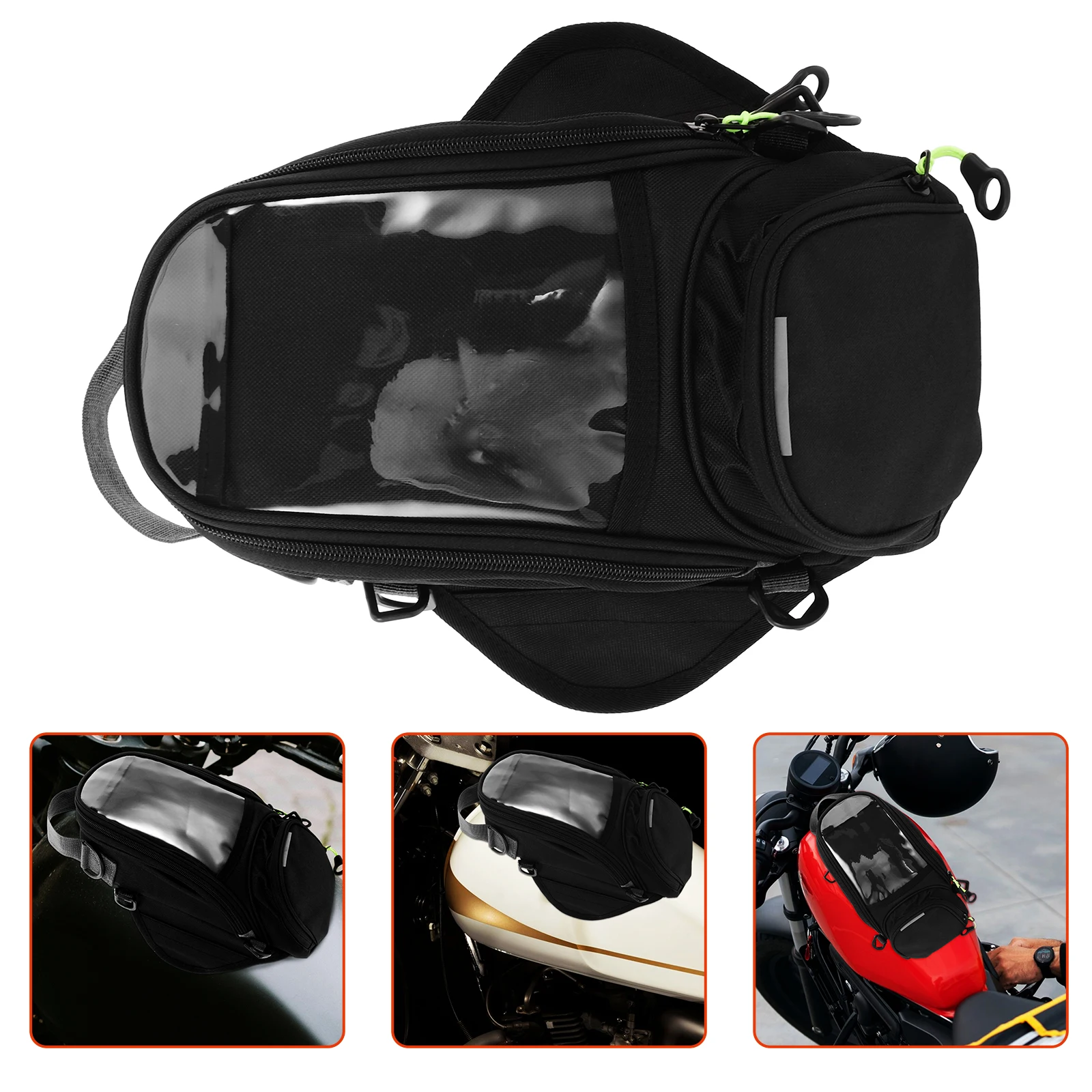 

Multi-Functional Motorcycle Fuel Tank For Bike Riding Splashproof Gas Tank Bag Shockproof Protection Outdoor Adventure Motorbike