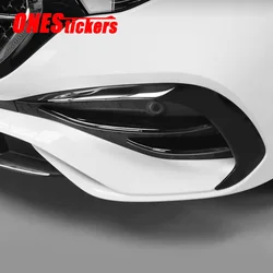 For Mercedes Benz E Class W214 E200 E220 E260 E300 2024 2025 ABS Car Accessories Front Bumper Fog Lamp Grill Strips Trim Cover