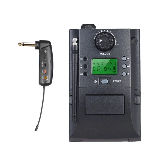 Professional UHF 32 Channels Wireless Electric Violin Microphone Receiver Powered By Battery Electric Violin