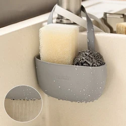 Kitchen Sink Sponges Soap Holder Dish Drain Water Basket For Bathroom Drying Rack Accessories Storage Organizer