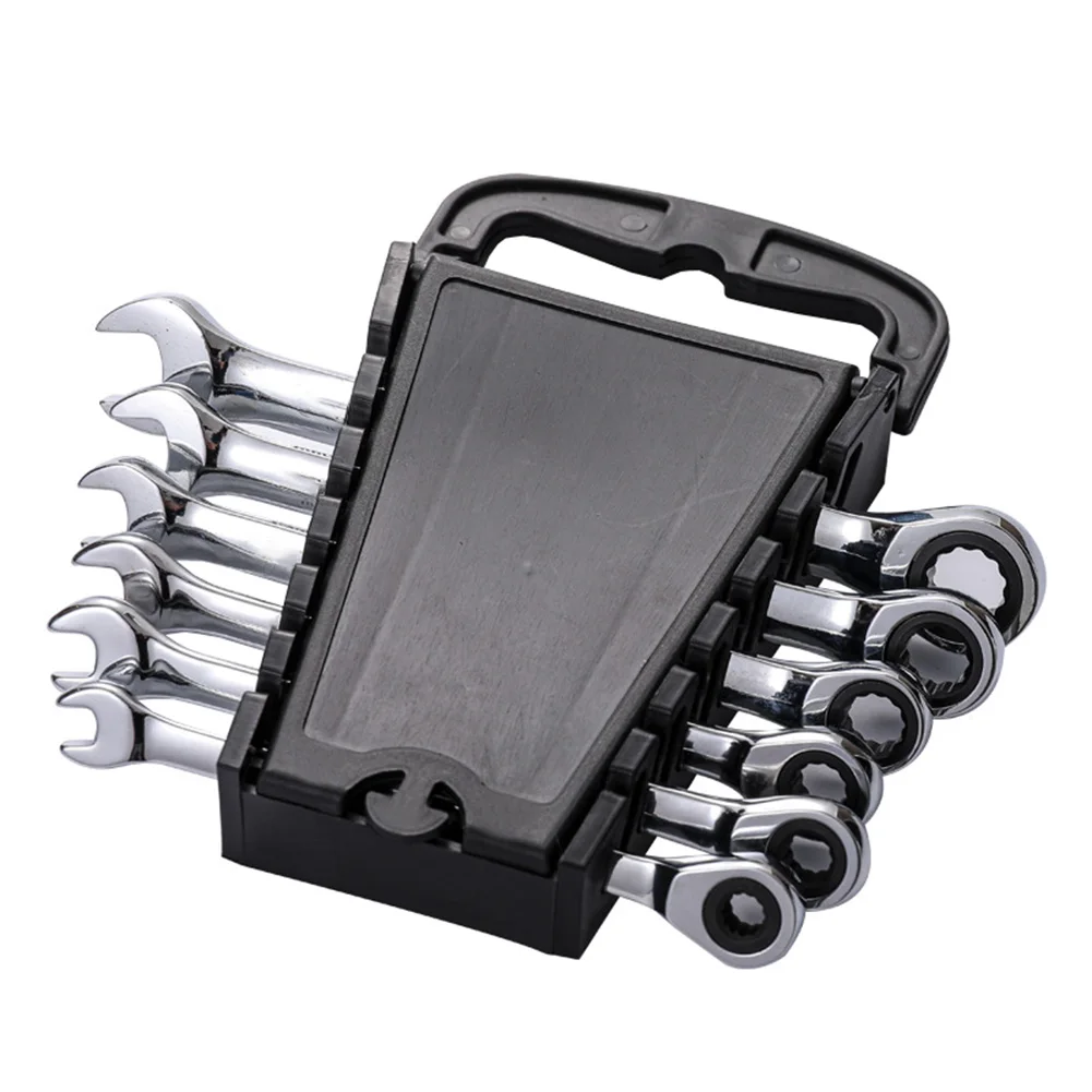 

6-Piece Wrench Set Ratchet Wrench Set Automotive Repair Construction Projects Automotive Repair Heavy-duty Use