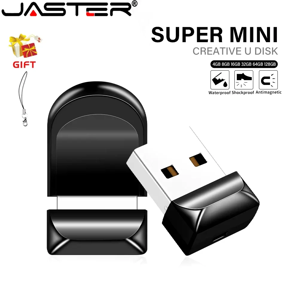 

Мини-ручка JASTER 128 ГБ, брелок для ключей Memoria USB 64 ГБ, черный USB-накопитель, креативный подарок, 32 ГБ для компьютерной памяти, 16 ГБ