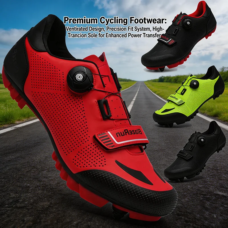 

Cycling Shoes updated model MTB Bike Men Racing Contest Self-Locking Speed Bicycle Sneakers Women Spd Cleats Cycling Footwear
