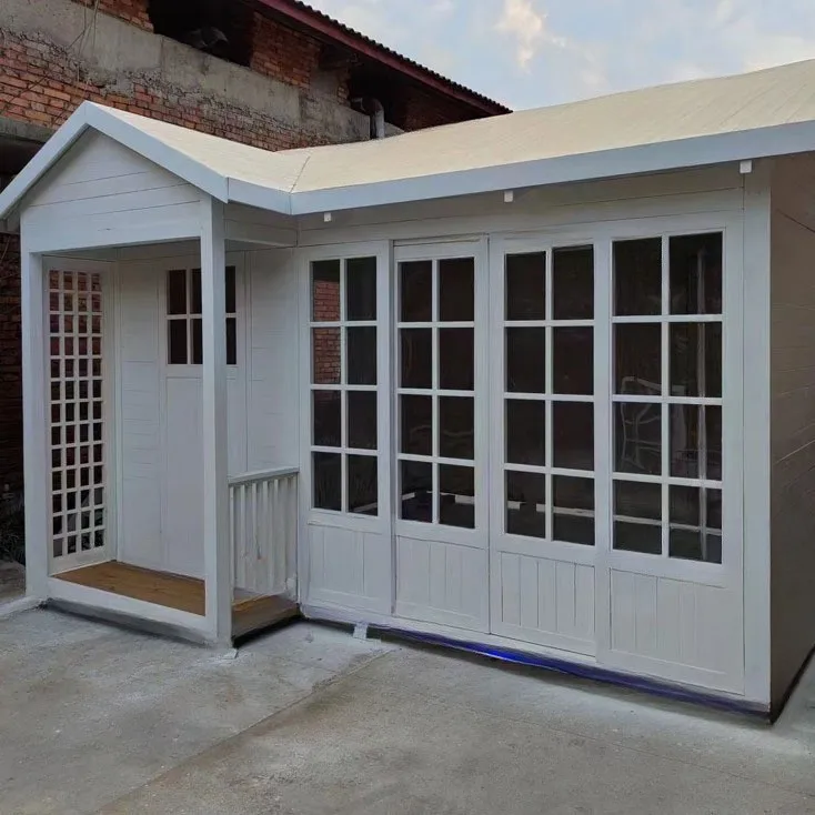 Outdoor Garden Mobile Cabin Courtyard Landscaping Preservative Wood House Assembly Homestay Tea Room Villa Gazebo