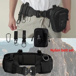 Men's Waist Belt Set ,Outdoor Hunting  Multi-functional Tactical Belt, High Quality nylon Belt equipment