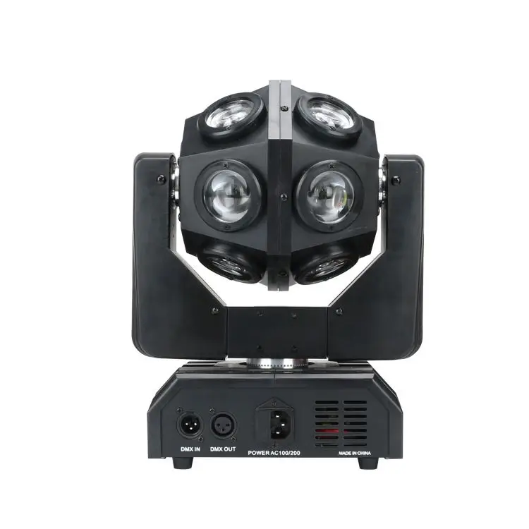 ZC1-12pcs * 10W DJ equipment LED moving head light beam stage lighting, suitable for DJ party lights and disco stages