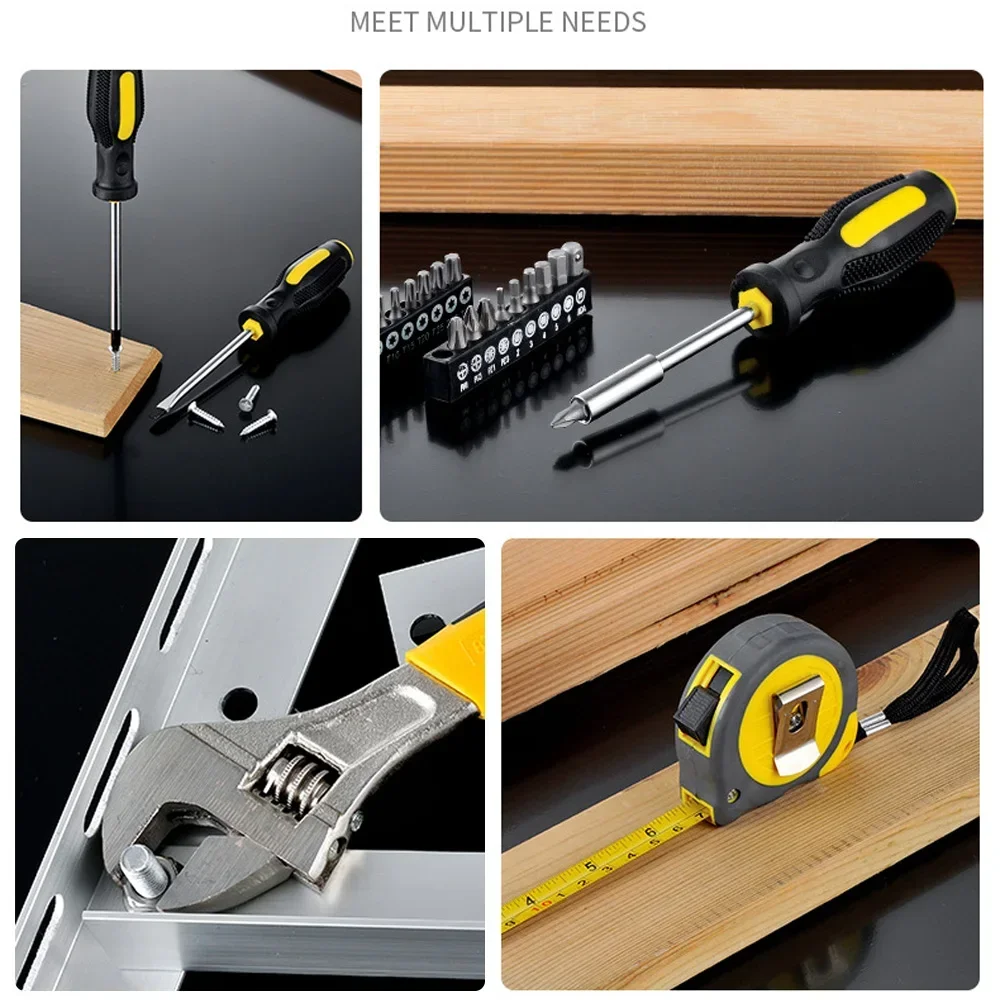 88PC Household Hardware Tool Set Multi Function ToolboxCar Repair Home DIY Hand Tools Kit Complete Combination