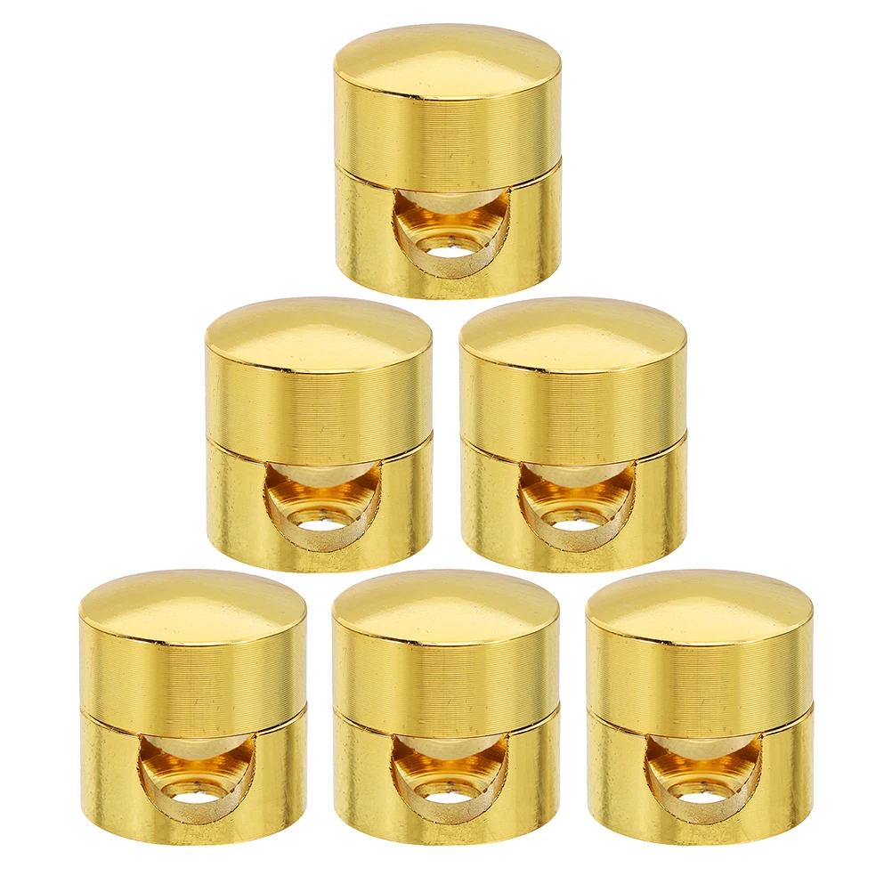 

6 Pcs Power Cord Fixing Device Cable Connector Holders for Cords Ceiling Chandelier Clips Strain Relief Anchor Aluminum