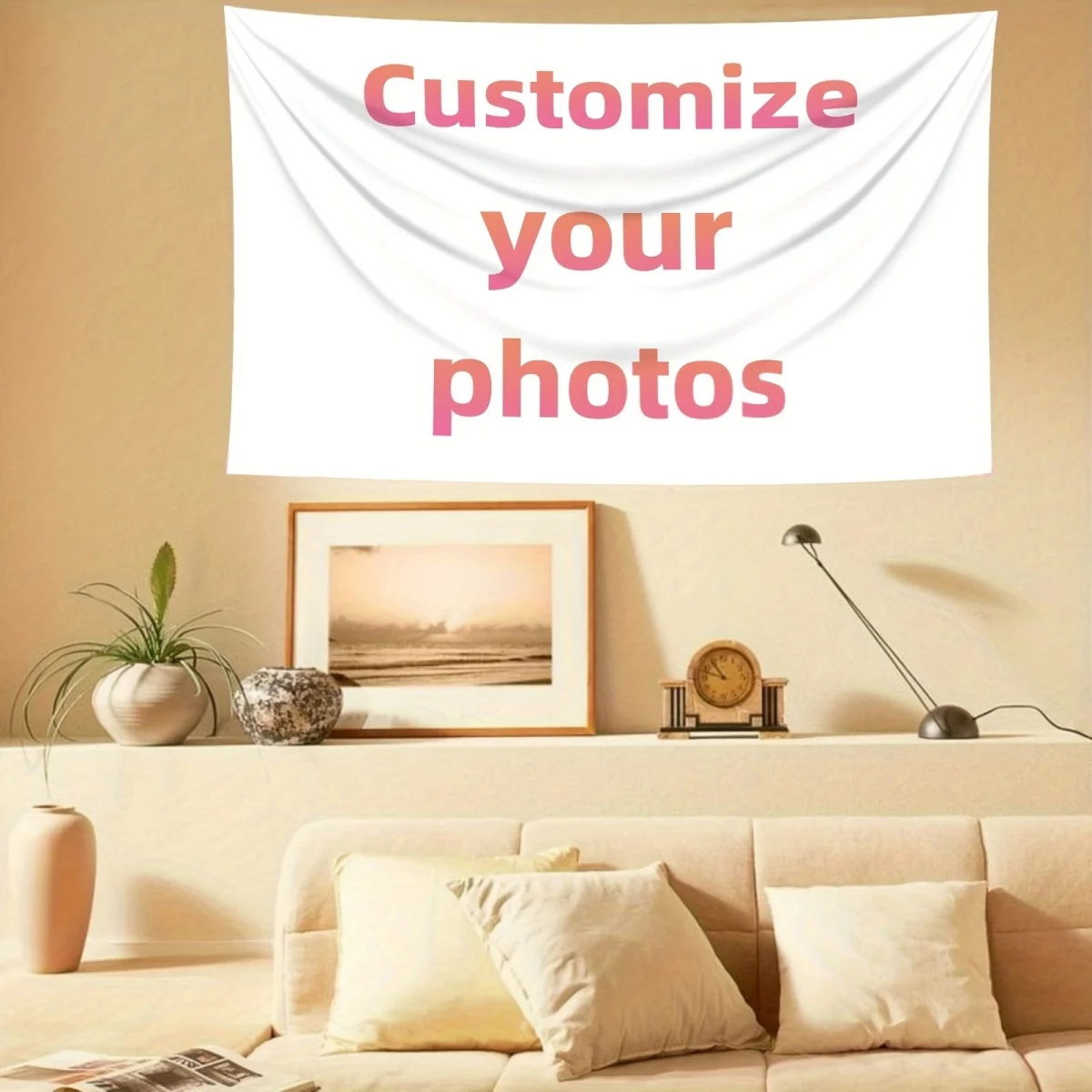 A Customizable, Personalized Tapestry Available in Various Scenes and Sizes—the Perfect Choice for Home Décor.