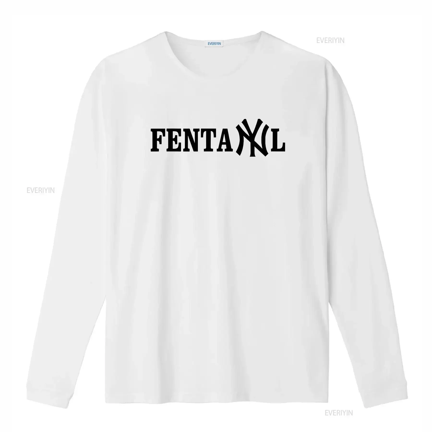 T shirt girocollo Fentanyl New York style divertente idea regalo long or short sleeves vintage Washed Unisex Versatile Soft