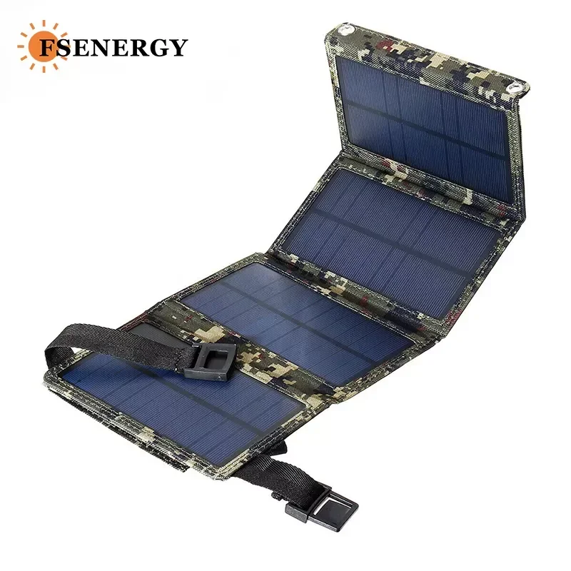 Hot selling foldable solar panels 20w 5v USB monocrystalline portable solar panels for mobile phone use