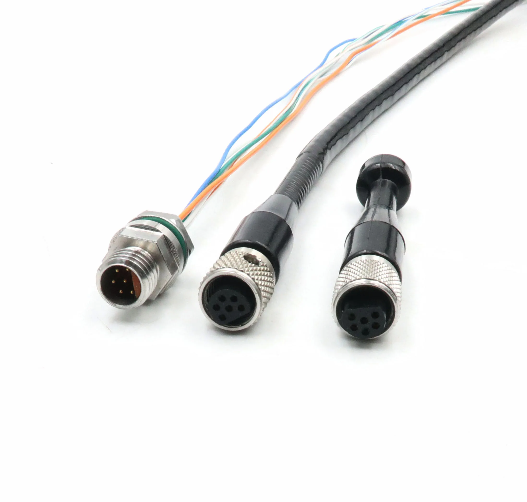 ROV IP69K SFCX Ultra small Waterproof Underwater Connector 550V AC/DC 2-28 Contacts  2A 5A Per Core Waterproof to 7000m 60MPa