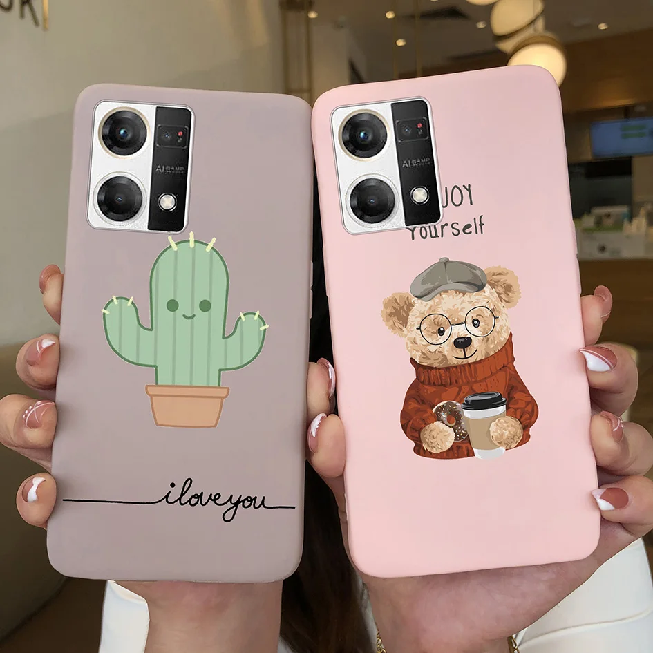 ل ممن لهم Reno7 F21 برو 4G حالة صدمات لطيف سيليكون حالات ديناصور الكرتون نمط غطاء ل ممن لهم F 21 برو رينو 7 فوندا كابا #5