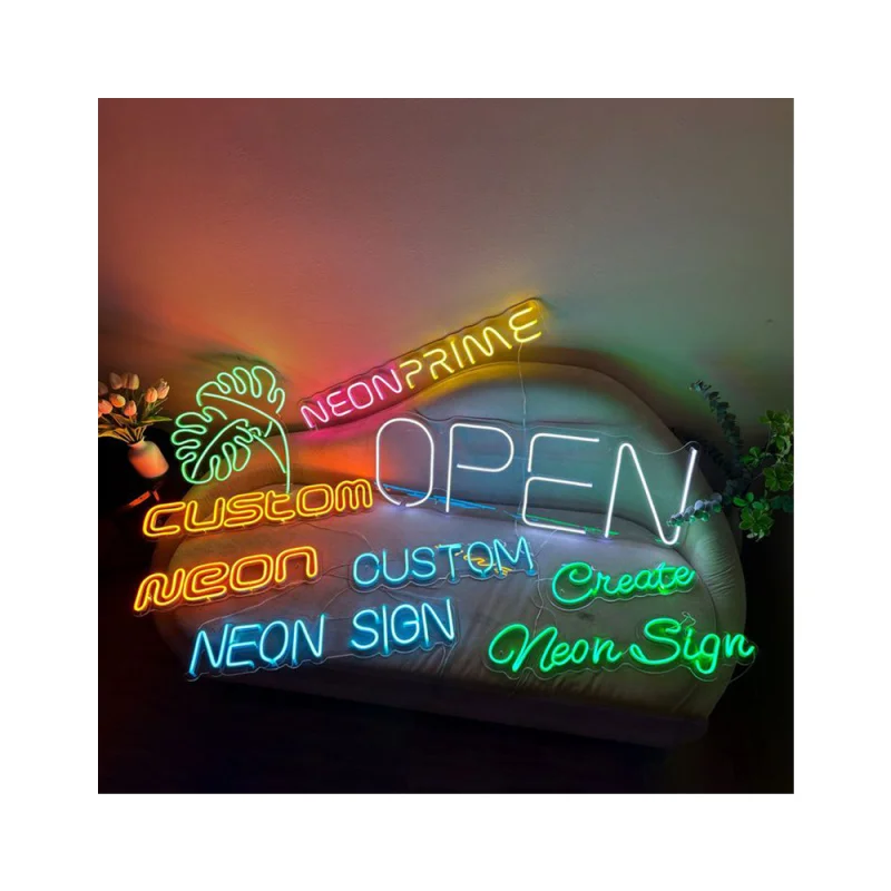 (Customized) Neon Light Led Sign Advertising Equipment Home Decor Custom Number Letters Neon LED Sign