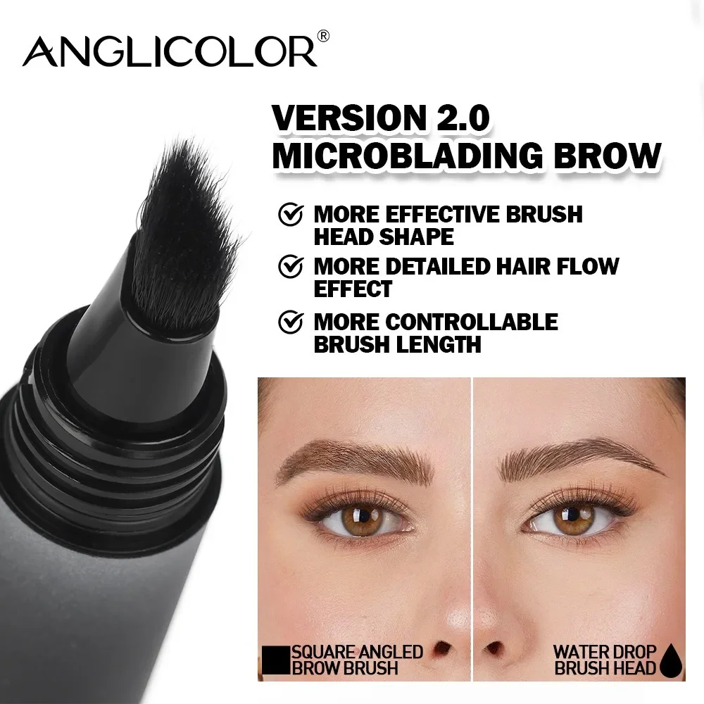 6 สีกันน้ํา Eyebrow Tint Non-Smudge Long Lasting Cream เติมคิ้วของคุณไม่จําเป็นต้องแต่งหน้าสําหรับดูธรรมชาติ